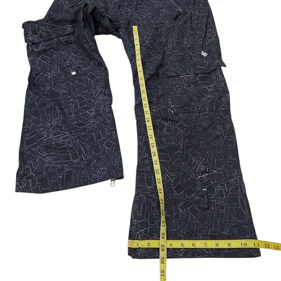 Ride Snowboards Cargo Snow Pants Mens Large Navy Cell Series Ankle Zip Winter - Picture 12 of 12